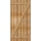 Ekena Millwork Joined Board-n-Batten Shutters w/Z-Bar, Rough Sawn Western Red Cedar, 32 1/4W x 65H, PR RBJ06Z32X065RWR - alternate 4